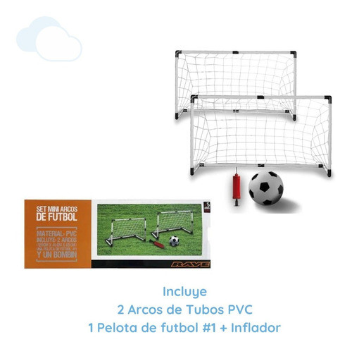 Arco De Futfol Set Entrenamiento Pvc Desarmable Isakito 1