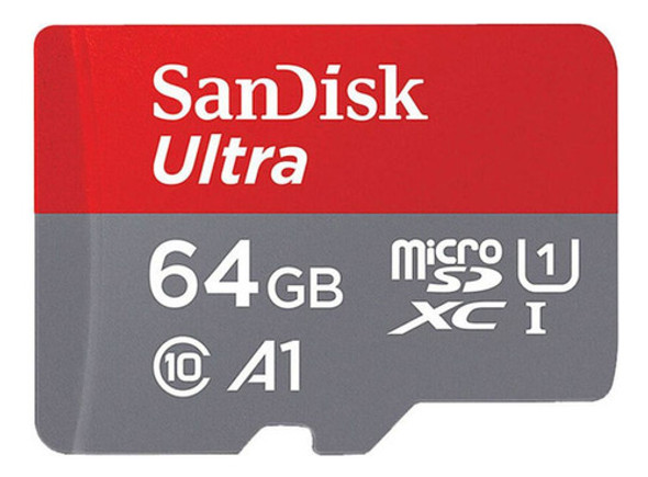 Memoria Micro Sd Sandisk 64gb (clase 10) 0