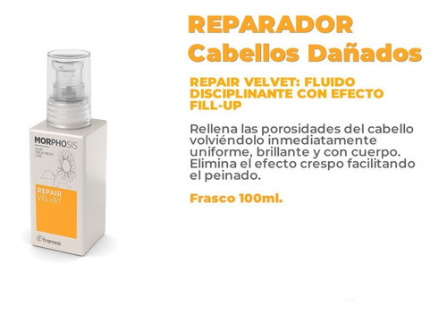 Framesi Morphosis Repair Velvet X100 Ml 1