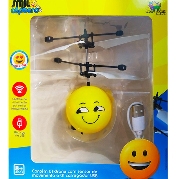 Smil Cóptero Brinquedo Que Voa Carinha Recarregavél 1