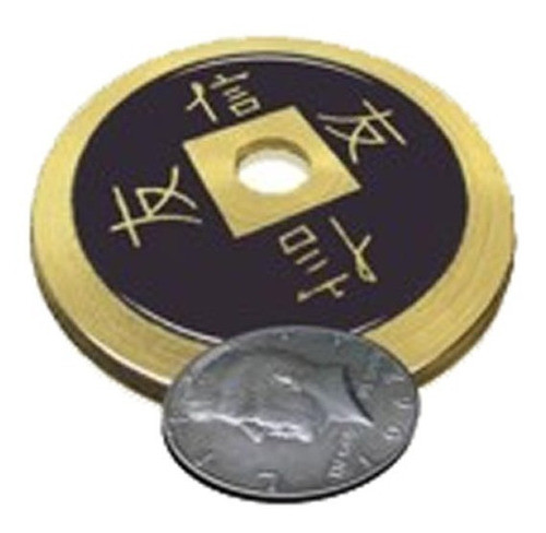 Moneda Jumbo China Bronce 50 Mm Negra Magia / Alberico Magic 0