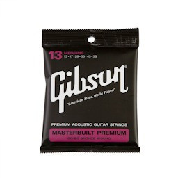 Encordado Gibson Acústica Masterbuilt Pr Bronce Sag-brs 013 1