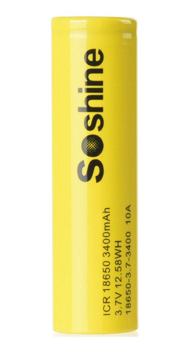 Bateria Pila Recargable Soshine 18650 3400mah Ideal  Visores 0