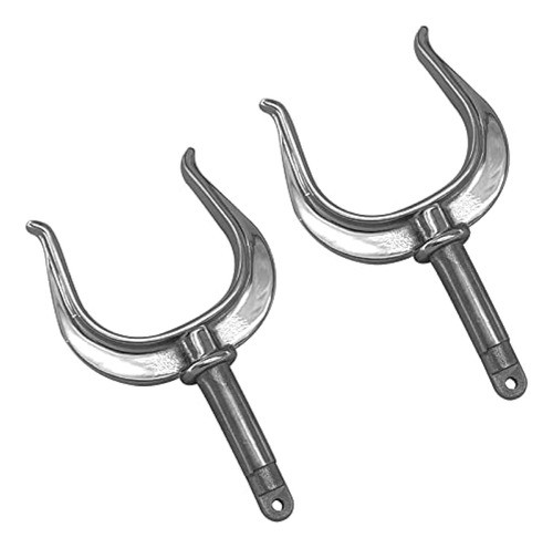 Isure Marine 2 Piezas De Acero Inoxidable Oar Lock 0