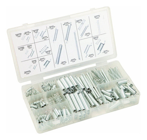 200 Piezas De Resortes Surtidos Varias Medidas Barril 0