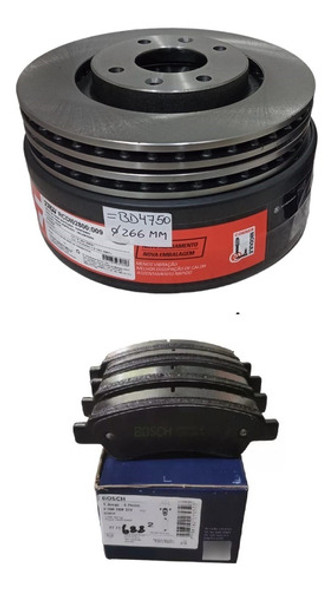 Juego Discos Freno Trw Y Pastillas Bosch Peugeot 307 1.6 0