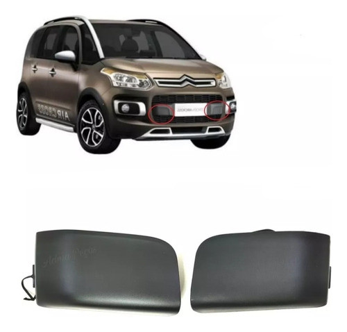 Par Tampa Reboque Dianteiro Aircross 2011 12 2013 2014 2015 0