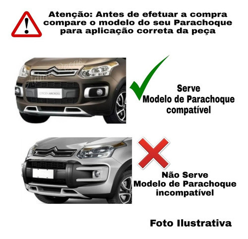Par Tampa Reboque Dianteiro Aircross 2011 12 2013 2014 2015 1