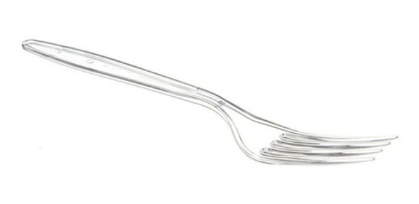 Garfo Plástico Refeição Master Cristal Com 50 Unidades Prafe 0