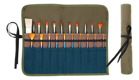Kaaltisy Artist Paintbrush Holder Heavy Duty 16oz Estuche De 0 Kaaltisy Artist Paintbrush Holder Heavy Duty 16oz Estuche De 0