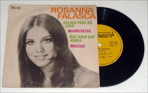 Rosanna Falasca Balada Para Un Loco + 3 Simple C/tapa Kktus 0