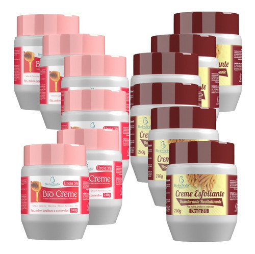 Kit Creme + Esfoliante Revitalizante P/ Pés Mãos 240g 0