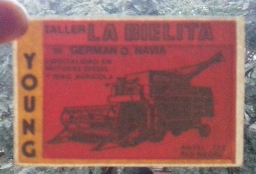 Calco Taller La Bielita Young Maquinaria Agricola Adhesivo 0