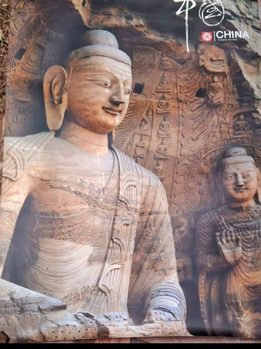 Afiches Láminas Posters Grandes Buda Muralla China 1