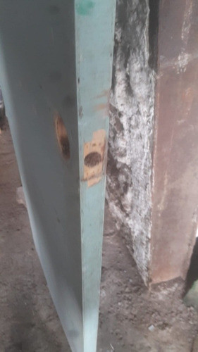 Puerta Madera Color Celeste 61y Mediox 202cm X 3cm Y Medio 1