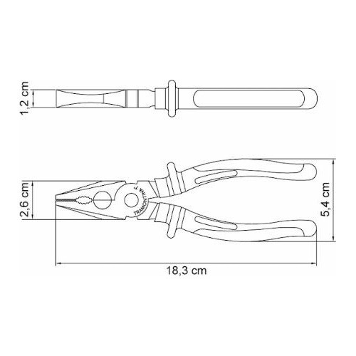 Pinza Universal Aislada 7  Tramontina 41001117 1