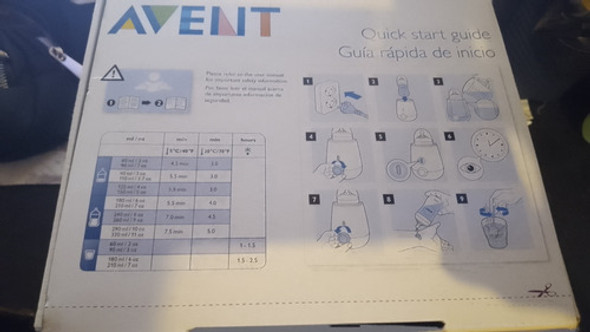 Calienta Mamadera Y Esterilizador Avent 1