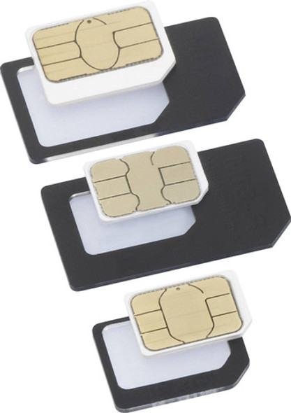 Adaptador Nano Micro Chip Sim Celular X3 + Clip P/ iPhone 0
