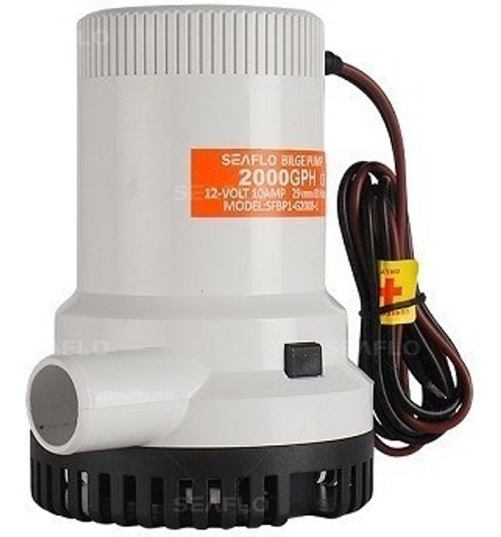 Bomba De Porão Seaflo 2000gph 12 V 7,400 Litros Hora Barco 1