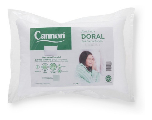 Almohada Cannon Doral Pack X 2 Premium Entrega S/c* 1
