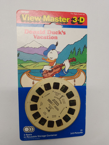 Reels View Master Tyco Disney Donald Vacation Zona Retro 0
