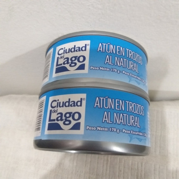 Atun En Trozos Natural Ciudad Lago Pack 12 Latas De 170gr 1