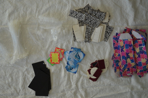 Lote Packaging Etiquetas Ganchitos Transparentes Bolsitas 0