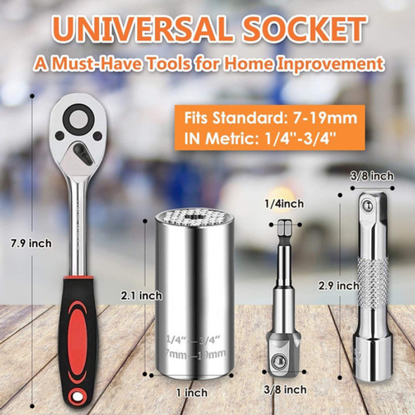 Juego De Herramientas De Llave De Vaso Universal Athlife 1