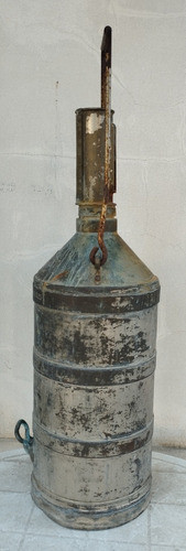 Antiguo Medidor Volumétrico De Bronce Para Surtidores 1