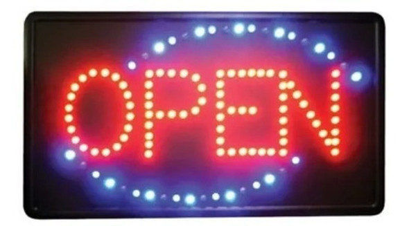 Cartel Led Panchos - Abierto . 40 Más O La Que Quieras 0