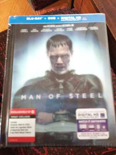 Men Of Steel Bluray Ed Especial Digibook Tapa Lenticular 1
