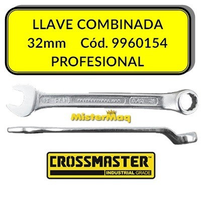 Llave Combinada 32 Crossmaster 9960154 Profesional 1