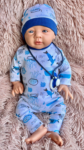 Bebote , Nuevo Modelo Muñeca, Con Ropa Y Chupete,tipo Reborn 0