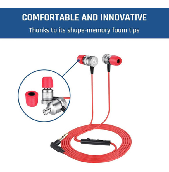 Auriculares Con Cable Y Microfono | Conector De 3,5 Mm /r... 1