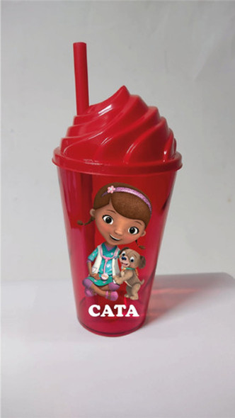 Vasos Acrílico Personalizados Con Tapa Y Sorbito-500 Ml 1