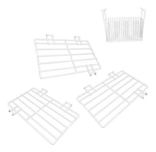 Kit 10 Separador Para Cesto De Freezer Horizontal Metalfrio 0