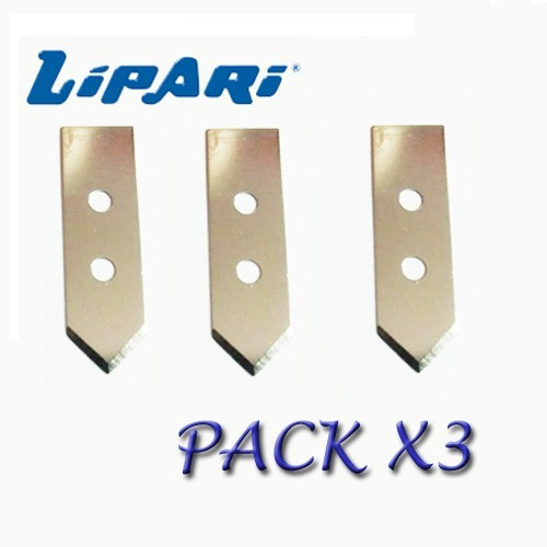 Repuesto X 3 Cuchilla Corte Selladora Cizalla Lipari Rc303 1