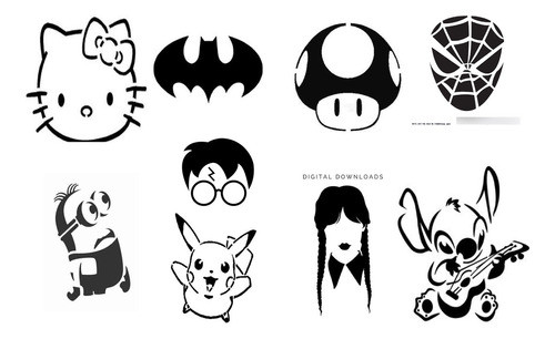 Stencils Para Maquillaje Artistico O Pequeños Detalles  Mod4 0