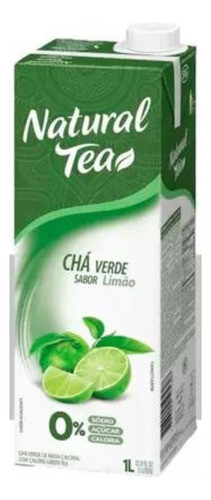 Kit C/3 Chá Verde Natural Tea 1l Sabor Limão 1