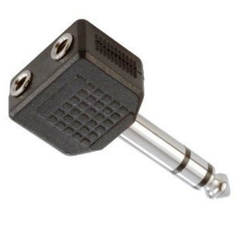 Adaptador 2 Miniplug 3,5 Hemb St A 1 Plug 6,5 Macho St A303 0