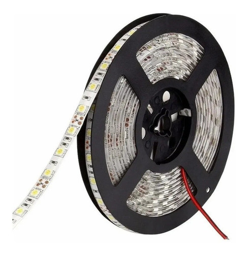 1 Metro Tira Led Roja 60led/m P/interior. Cinta Adhesiva 0
