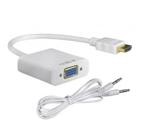 Adaptador Hdmi - Vga Con Audio 0