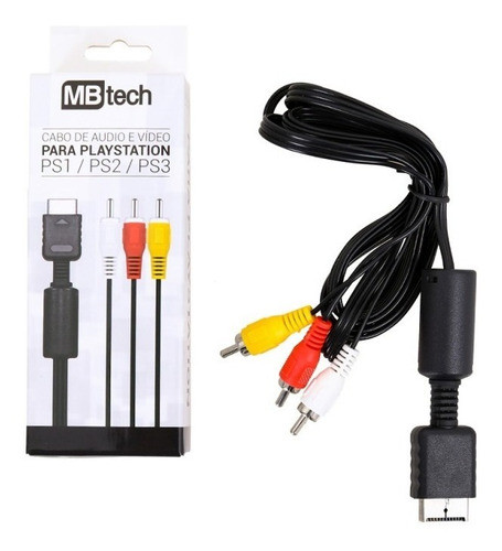 Cabo Av Video Componente Para Ps2 Ps3 1