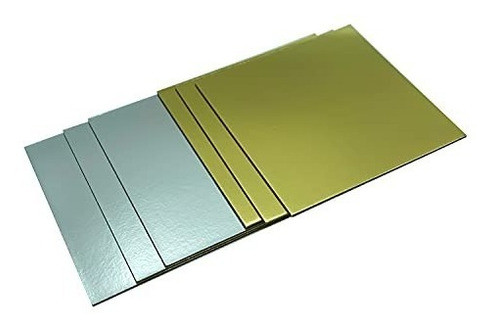 Formato De Cartón Dorado 5 X 5 Cm (pack X 100 Unidades) 1