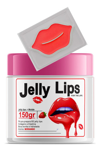 Máscara Colágeno Hidratante Para Lábios Jellylips Boca Macia 1