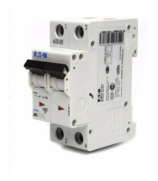 Llave Térmica Termomagnética Bipolar 2x40 Amp Eaton Moeller 0