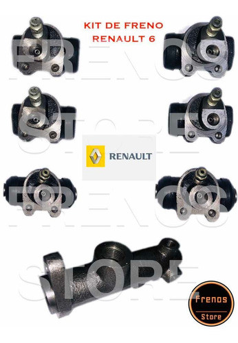 Kit Bomba Freno Renault 6 (1 Bomba +6cilindros +4 Flexibles) 1