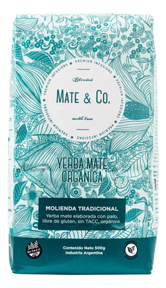Yerba Mate & Co Orgánica 500g. Molienda Tradicional Con Palo 0 Yerba Mate & Co Orgánica 500g. Molienda Tradicional Con Palo 0