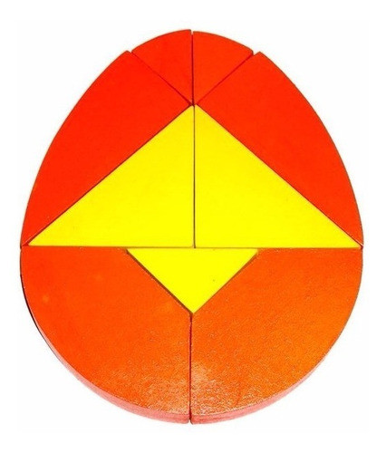Avegram Huevo Magico Juego De Ingenio Tangram De Madera Jg 1