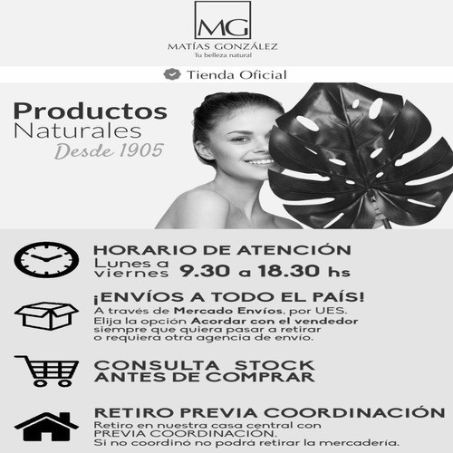 Shampoo Anticaspa Antiseborrea Sin Sal Matías González 1
